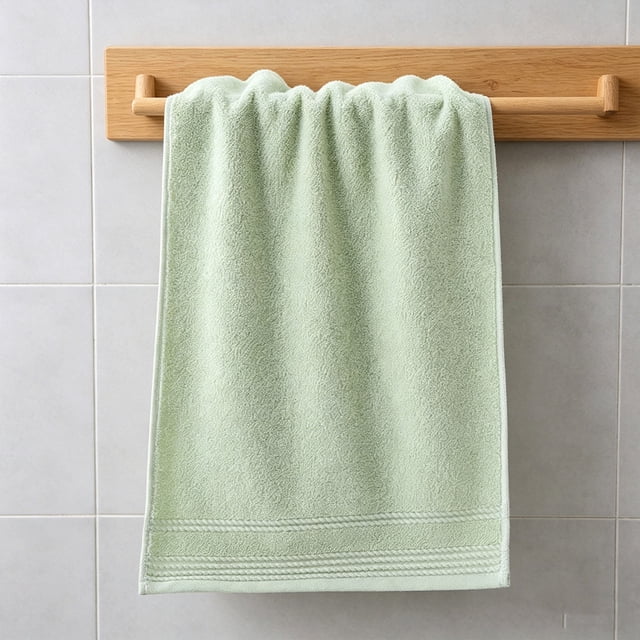 Extra-Large Cotton Bath Towel, 74 x 33 cm, Lightweight, Soft, Absorbent, Quick-Drying, Multicolor Design