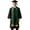 Green, variant on SRZYMJ Plain Graduation Honor Stole Classic End With Trim Unisex Adult 72" / 60" Long