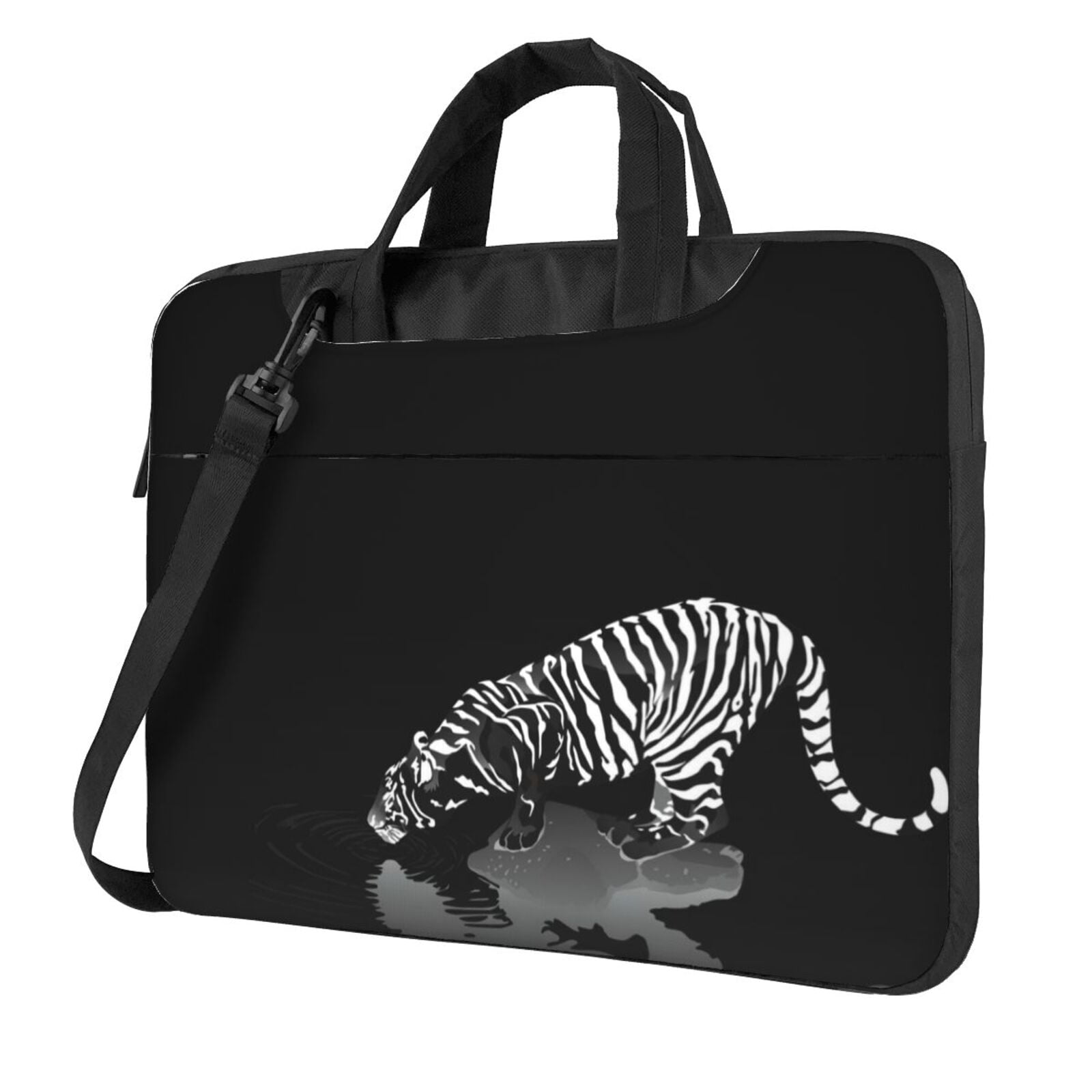 Black Tiger Water Laptop Bag, 14 inch Laptop or Tablet, Business Casual