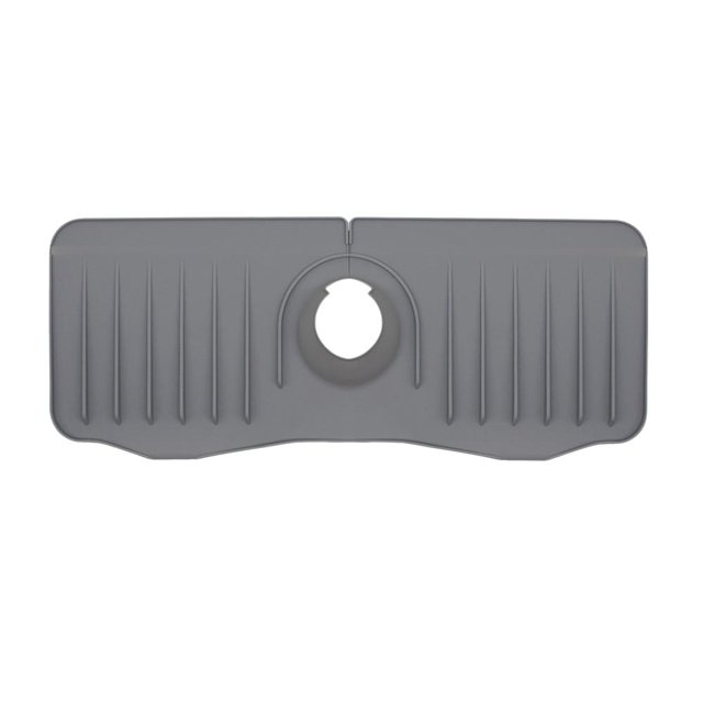 EZLIFE Protector de grifo y tapete de drenaje para fregadero de cocina Tapete para grifo de cocina Kitchen Sin Deco N6S6
