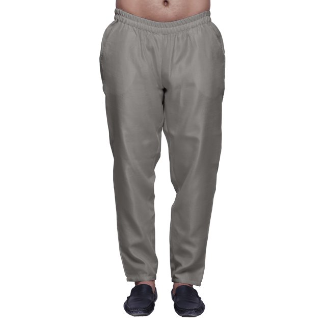 Atasi Solid Adjustable Ethnic Bottom Pant For mens Dupion Readymade Pajama