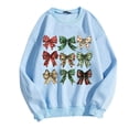 thumbnail image 2 of FcBaudy Chandails en Molleton pour Femmes, Chandails en Molleton Sans Capuche, Chandails en Molleton pour Femmes Mode Manches Longues Col Rond T-Shirt Imprimé Blouse Ample Chandails en Molleton Sans Capuche Blouse en Polyester pour Femmes, 2 of 3