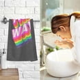 thumbnail image 6 of Coolnut LGBTQ Born This Way Patterned Hand Towels 2 PCS, Cotton Bath Towel for Drying Face Hands Body Decorative Water Absorbent Lightweight Towels for Bathroom Ktichen Travel Gym, 16"x28", 6 of 6