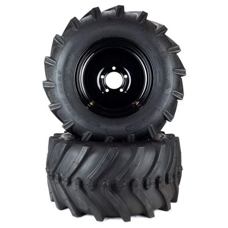 (2) Aggressive Tire Assm 24x12.00-12 Hustler X-ONE 60" 72" Super S 60" 607104