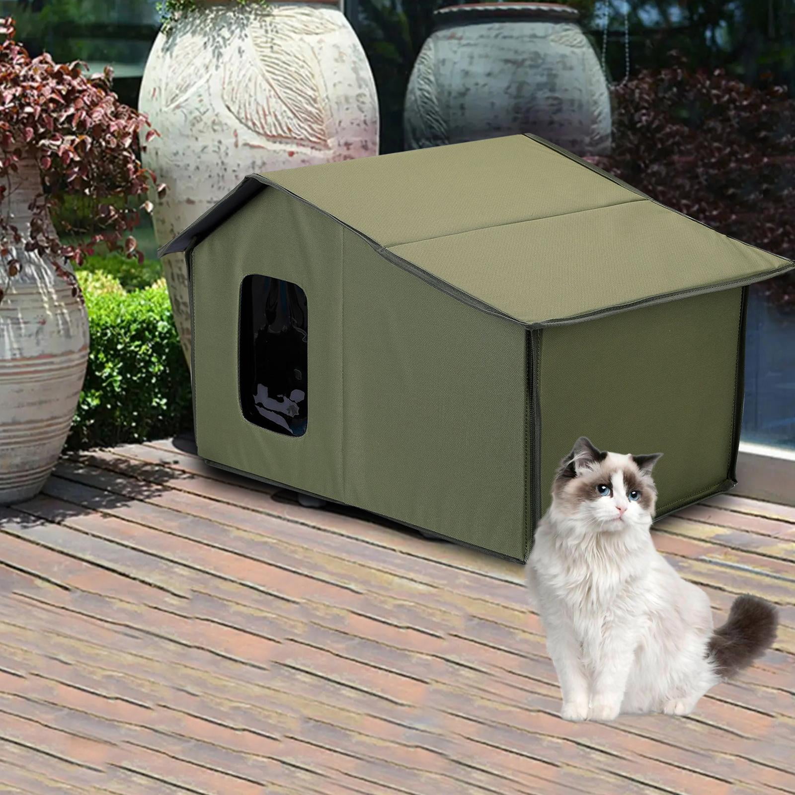 Cat House for Outdoor Cats Cave Durable Four Seasons Warm Sleeping Dog