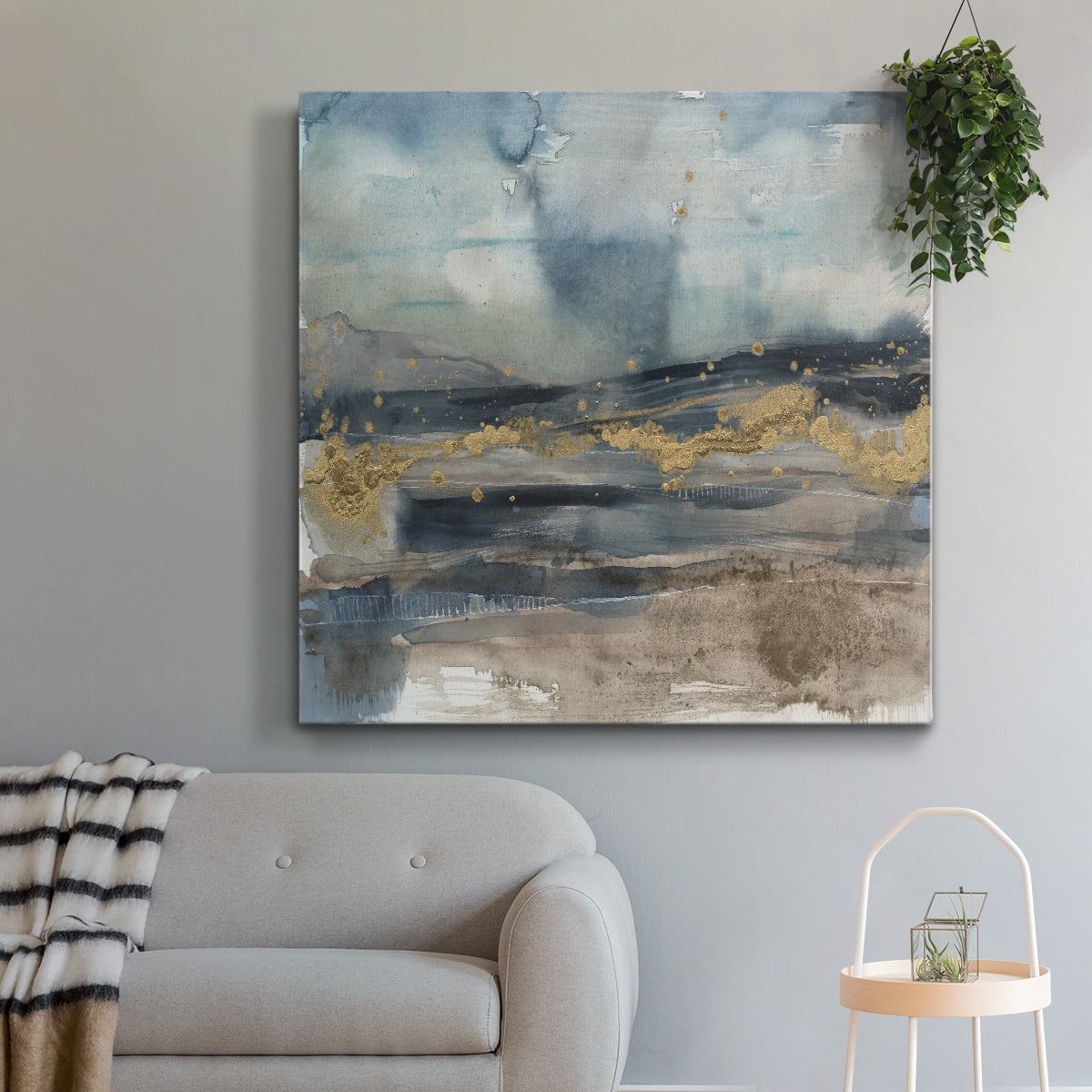 Wexford Home Shadow Sea Fan I-Premium Gallery Wrapped Canvas, 10" x 10" - Ready to Hang
