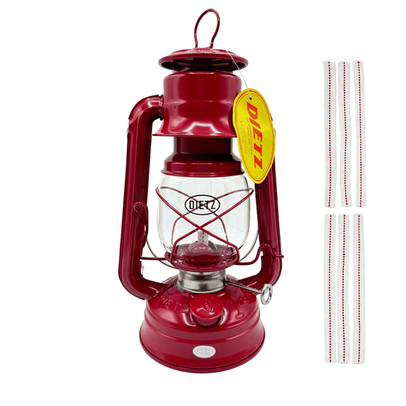Light of Mine: Dietz #76 Original Red Oil Lantern with 1/2" Replacement Wick Strips
