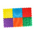 thumbnail image 4 of Lipstore 6Pcs Massage Sensory Puzzle Play Mats Educational Interlocking Mats Puzzle Tiles With Red, 4 of 8