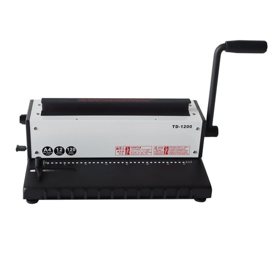 34 Holes Manual Wire Coil Binder Puncher Metal Spiral Coil Punch Binding Machine