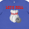 thumbnail image 4 of Inktastic Let's Roll Bowling Youth T-Shirt, 4 of 5