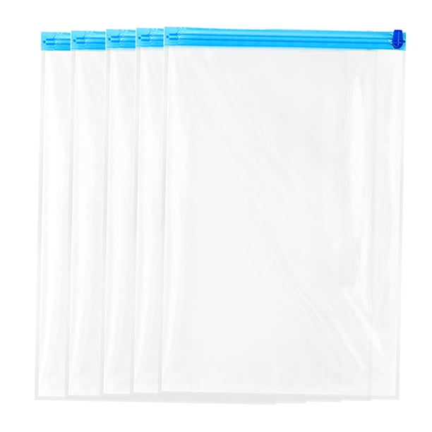 BRIGHTFUFU 5 unids Bolsas de Almacenamiento de Vacío Espacio Saver Anti Pest Ropa Edredones Bolsa Plegable Organizador Habitación Case Bolsa Contenedor Organizador 35x50 cm
