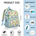 thumbnail image 6 of Geometric Boho Student Backpack – Ethnic Vintage Floral Pattern Lightweight School Bag for Students and Weekend Trips, 6 of 6