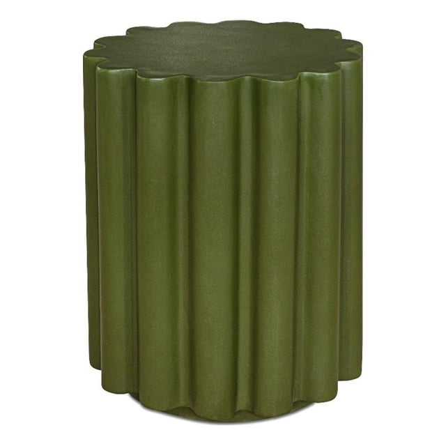 Moe's Home Collection Taffy Stone Accent Table Green Color