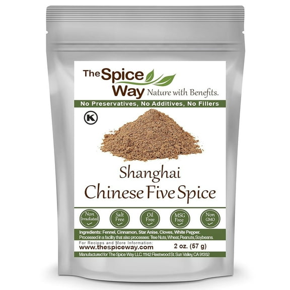 The Spice Way Shanghai Chinese Five Spice Seasoning - Chinese Cuisine, All Natural - 2 oz