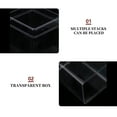 thumbnail image 2 of Kuyiluo display case 4pcs Acrylic Display Box Dust-proof Storage Show Box Transparent Storage Case, 2 of 10