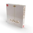 thumbnail image 4 of Tetra 6-Light Chandelier, Matte Brass, Adjustable Hanging Height, 4 of 7