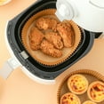 thumbnail image 6 of Amazer Air Fryer Paper Liners, 120pcs Disposable Round Air Fryer Liners, 6.3-INCH, Non-stick, Oil-proof, 6 of 9