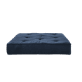 DHP 8 Inch Independently Encased Coil Futon Mattress, Blue Microfiber