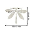 thumbnail image 3 of BallsFHK Western Restaurant Metal Napkin Ring Exquisite And Insect Napkin Clasp Napkin Ring, 3 of 4