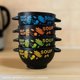 thumbnail image 4 of Juego De 4 Cuencos Ensaladeras Y Bowls De Colores Para Sopas Negro, 4 of 5