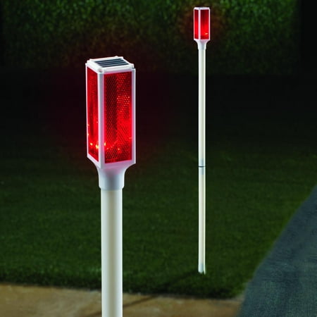 Collections Etc Solar Driveway Marker Lights Set Of 2 Walmart Com