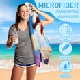 thumbnail image 3 of Tirrinia Lightweight Beach Poncho Towel with Hood for Adult, Quick Dry, Travel Surfer Pool, 3 of 7