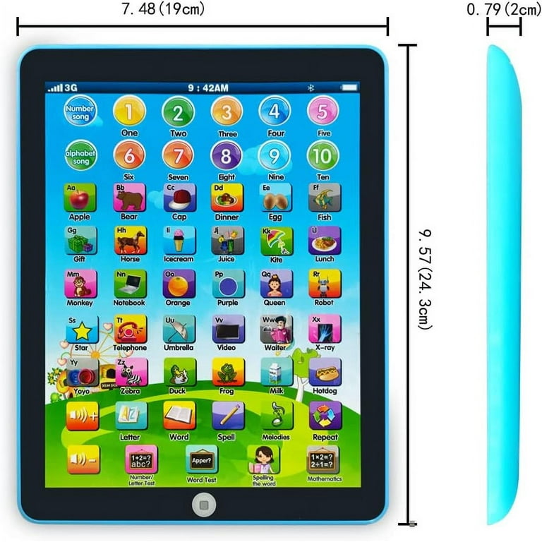 YIYOUZQT Learning Tablet with 5 Learning Mode Interactive Educational Electronic Learning Pad Toys Preschool Children Toys Toddler Gifts for Age 1 2 3 4 5 Year Old Boys and Girls Walmart