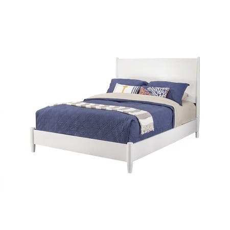 Alpine Furniture Flynn Standard King Platform Bed in White