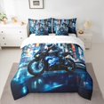 thumbnail image 2 of Castle Fairy Teenagers Dirt Bike 7-Piece Twin Bedding Sets,Extreme Sport Bedding Comforter Set,Abstract Motorcycle Breathable Sheet Sets,Microfiber Bedroom Decor, 2 of 8