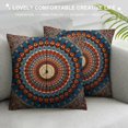 Chilfamy Clock Theme Square Pillow Covers Short Plush Cushion for
