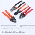 thumbnail image 4 of Industrial-Grade 8-Inch Wire Rope Cutters - Lightweight 295g Tool Steel Cable Cutters for Bicycle Brake Lines, 2-3 Inch Cutting Diameter, Versatile Professional Hand Tool with Traditional Chinese, 4 of 6