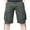 Olive Green, variant on IROINNID Cargo Shorts for Men Plus Size Cargo Shorts Multi-Pockets Relaxed Summer Beach Shorts Pants,Gray