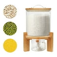 thumbnail image 2 of ToppiJoy Cereal Dispenser with Large Capacity & Airtight Seal for Fresh Storage – Ideal for Rice, Flour, Grains, and More（5L）, 2 of 11