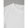 thumbnail image 4 of Happy Valentine's Day" Heart Print T-Shirt for Women - Casual, Easy-Care, Comfortable Polyester Blend, Mid-Stretch with Round Neckline - Perfect for Spring/Summer/Fall, Machine Washable, Valentine's, 4 of 6