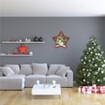 thumbnail image 4 of Adornos Colgantes Para El Hogar Estrella De Cinco Puntas Navideña De Madera De Estilo Campestre Con Luces Led Para Dormitorio, Sala De Estar Y Oficina Noticed HA028036-03, 4 of 7