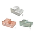 thumbnail image 3 of destyer Desktop Cosmetic Storage Box With Drawers Makeup Case Dustproof Plastic Multifunctional Household Skincare Holder Green, 3 of 8