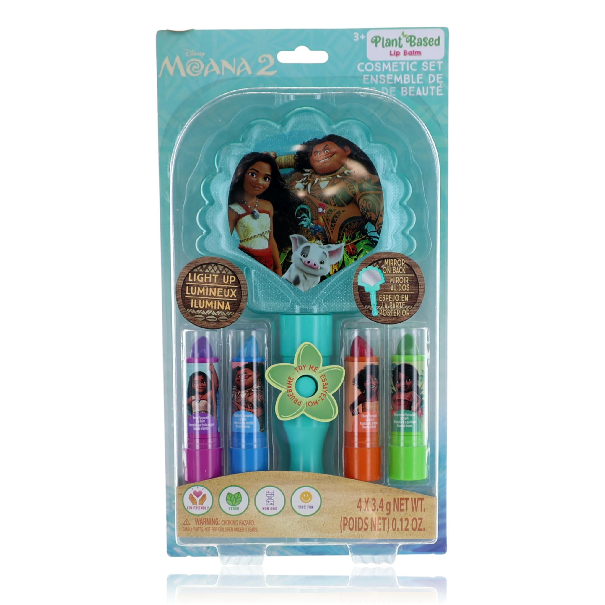 Moana 4pk Lip Balm with Tin on Card - Walmart.com