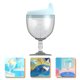 thumbnail image 2 of Vaso de vino con boquilla a prueba de derrames para niños, vaso de plástico con boquilla y tapa, 150 ml, 2 of 5