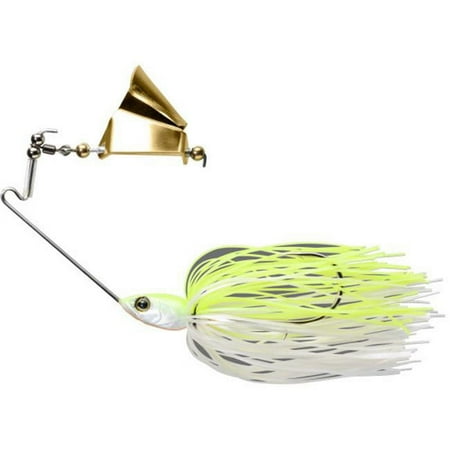 UPC: 0843459017133 | Jackall JGARG38-CHBP 0.375 in. Chartreuse Back Pearl Gargle Buzzbait Fishing Lure