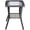Grey, variant on BoldGear Outdoor Wicker Side Table, Rattan End with Glass Top, Patio Coffee Bistro for Indoor Garden Porch Balcony (Black)