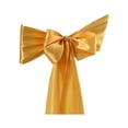 thumbnail image 3 of 10 PCS Satin Chair Sashes Ties Chair Bow Bows Chair Tie Back Chair Decoration Wedding Banquet Party Chair Bows, 3 of 8