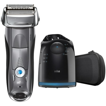 Braun Series 7 790cc-4 Foil Electric Shaver with Clean & Charge Station