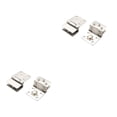 thumbnail image 3 of Kenally Stainless Steel Glass Hinge Anti-corrosive Punch-free Door Bathroom Shop Kitchen Cupboard Hardware Home Hinges Type1 NO1, 3 of 6