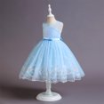 thumbnail image 4 of IROINNID Toddler Girl Party Princess Dress Tutu Sleeveless Dress 5T, 4 of 5