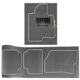 thumbnail image 3 of FH Group Universal Fit Heavy Duty DIY Trimmable Car Floor Mats for SUV Van Truck - Solid Gray, 3 of 8