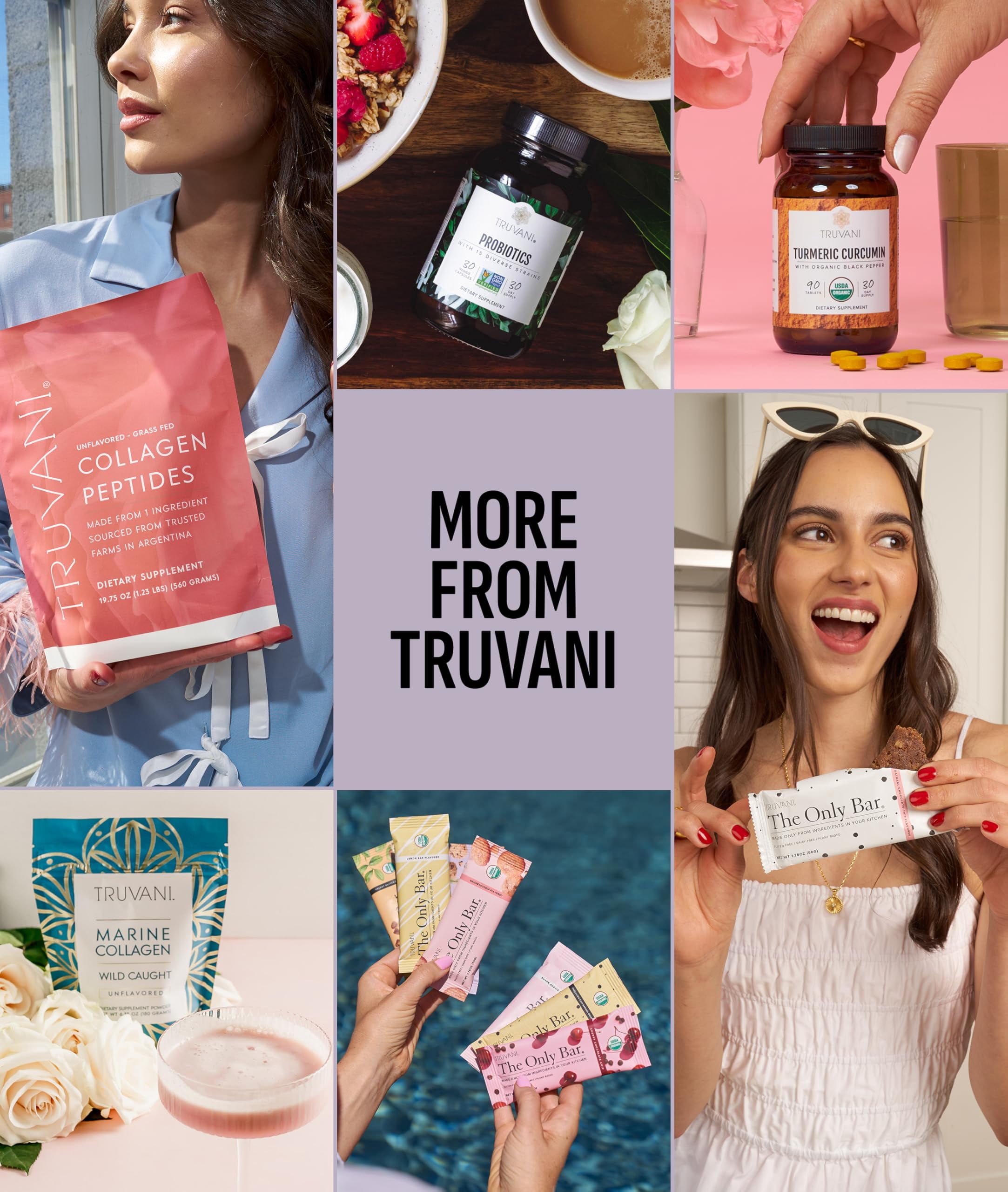 Truvani Vegan Plant Based Pea Protein Powder | Organic | Unflavored | 20 Servings | Gluten & Dairy Free