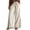 Beige#pants for women 2026#13, variant on Womens Side Split Wide Leg Pants Fringed Hem Casual Dressy Pants Cotton Linen Palazzo Pants Summer Boho Flowy Elastic Waist Trousers with Pockets Gray S