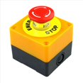 thumbnail image 2 of 8 Piezas de Rojo Parada de Emergencia Apagado Interruptor de BotóN No + Nc 22Mm Cnc Gecko, 2 of 5