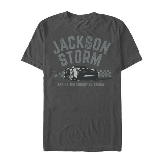 Men's Cars Jackson Storm Graphic Tee Charcoal X Large