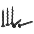 thumbnail image 1 of Tornillos de madera Uxcell #8 x 1 3/8 pulgadas de acero al carbono autoperforantes paquete de 100, 1 of 5